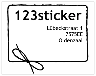 adressticker