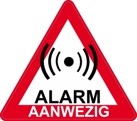 alarm aanwezig dubbelzijdig