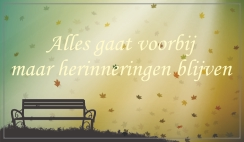 Alles gaat voorbij