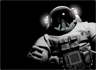 Astronaut laptop sticker 17 inch