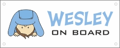 Autobanner jongen on board