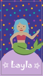 Badlaken betoverende zeemeermin