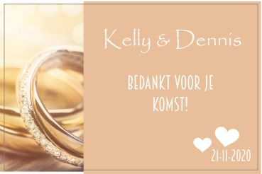 Bedankt voor je komst