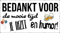 Bedankt voor de mooie tijd, je inzet en humor!