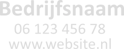 Bedrijfsnaam belettering