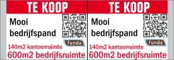 Bedrijfspand te koop (Makelaarsbord)