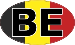 Belgie sticker