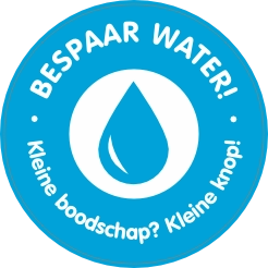 Bespaar water toiletbezoek