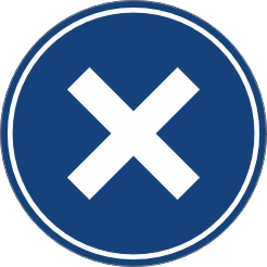 Bewegwijzering kruis