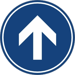 Bewegwijzering pijl