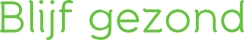 Blijf gezond plakletters