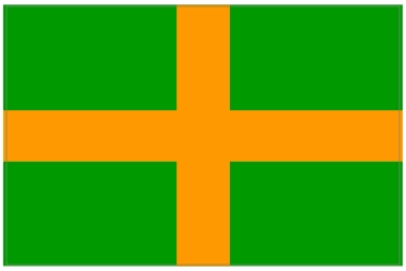 Bumpersticker Nijmegen vlag