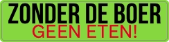 Bumpersticker protest