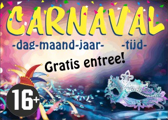 Carnaval Masker Roze