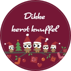Dikke kerst knuffel