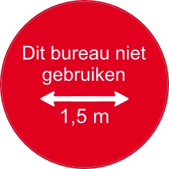 Dit bureau niet gebruiken