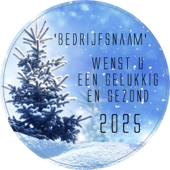Een gezond nieuwjaar (sticker)