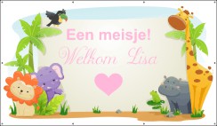 Een meisje welkom