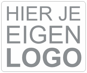 Eigen logo sticker