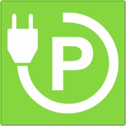 Elektrisch Laadpunt (Sticker)