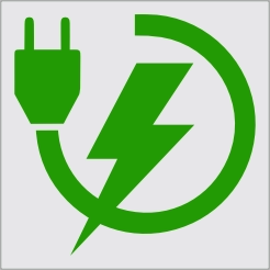 Elektrisch opladen tegel