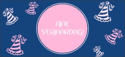 Feesthoedjes fijne verjaardag