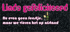 Feestje op afstand