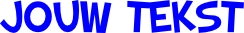 Fietsframe sticker blauw