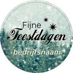Fijne feestdagen doming groen
