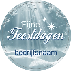 Fijne feestdagen doming sneeuw