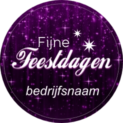 Fijne feestdagen sparkle paars