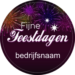 Fijne feestdagen vuurwerk