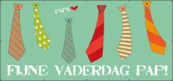 Fijne vaderdag papa