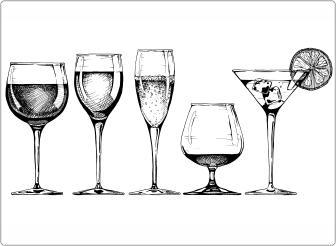 Friday Drinks Laptop Sticker 17 inch