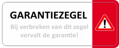 Garantiezegel label