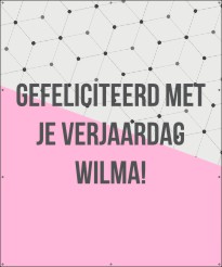 Gefeliciteerd met je verjaardag