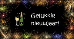 Gelukkig nieuwjaar Spandoek
