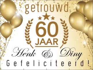 Getrouwd 60 jaar
