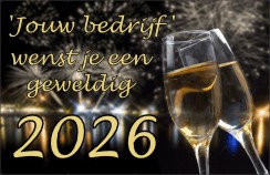 Geweldig nieuw jaar Spandoek