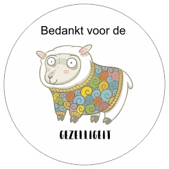 Gezelligeit sticker
