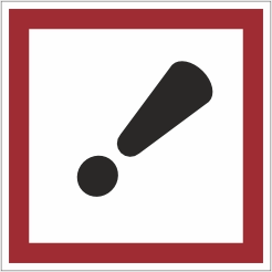 GHS Schadelijk Magneetsticker