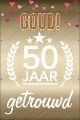 Goud 50 jaar getrouwd