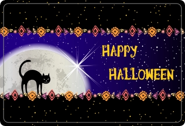 Halloween fleece deken