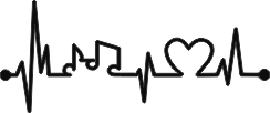Heartbeat muzieknoten