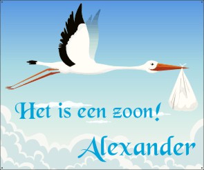 het is een zoon