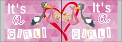 Hoera een meisje (makelaarsbord)