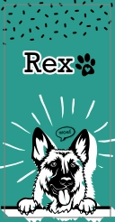 Hond naam aanpasbaar