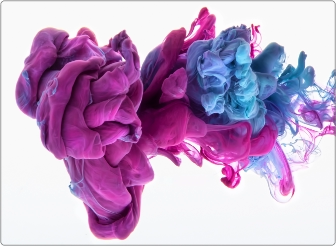 Inkt roze laptop sticker 17 inch