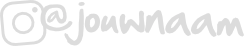 Instagram met eigen naam