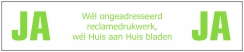 Ja-Ja sticker lichtgroen